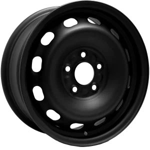 Envy Wheels – NX4 STEEL WHEEL – Black – 15″x6″ 42mm – All weather Wheels – NX41553